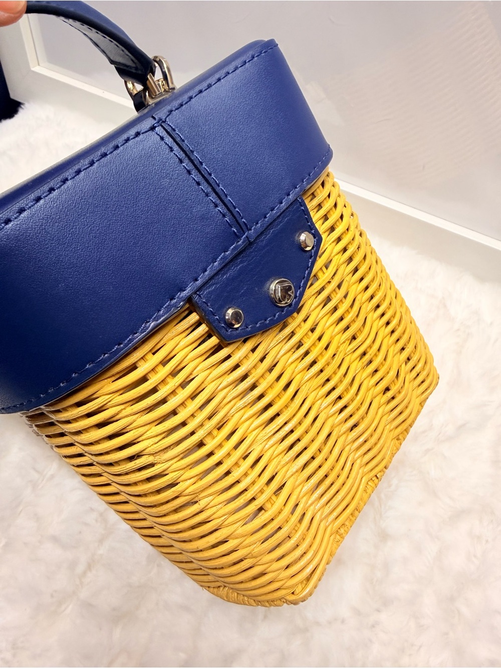 KATE SPADE Rumi Wicker Bucket Bag - Picture 3 of 6